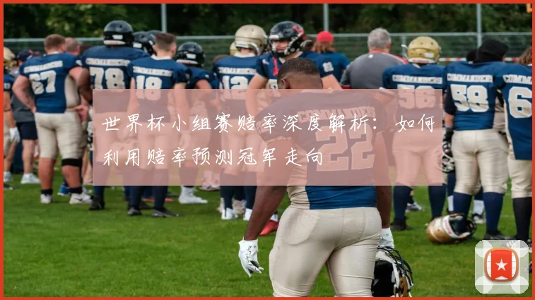 世界杯小组赛赔率深度解析：如何利用赔率预测冠军走向