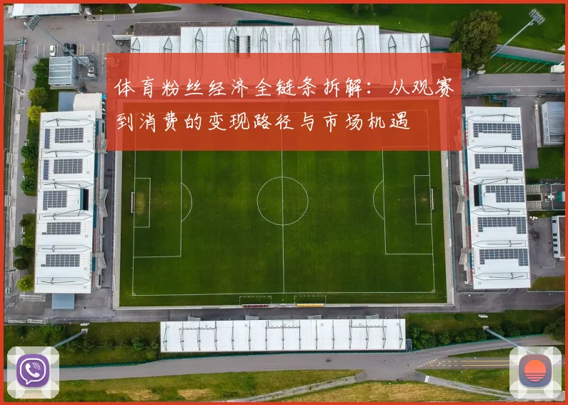 体育粉丝经济全链条拆解:从观赛到消费的变现路径与市场机遇